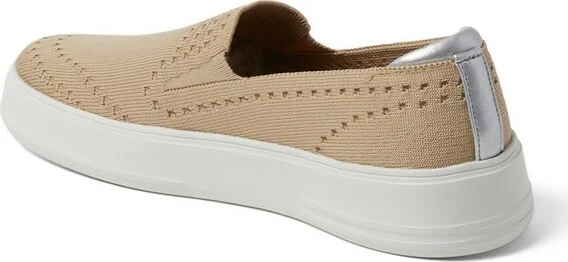 Dearfoams Women's Sophie Slip-On Sneaker - Latte Size - Image 11