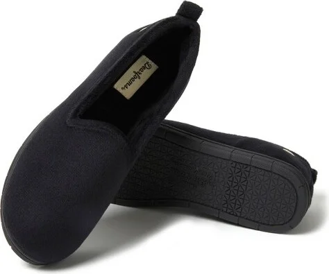 Dearfoas Woen's Rachel Velour Closed Back House Slipper - Peacoat Size M - Image 3