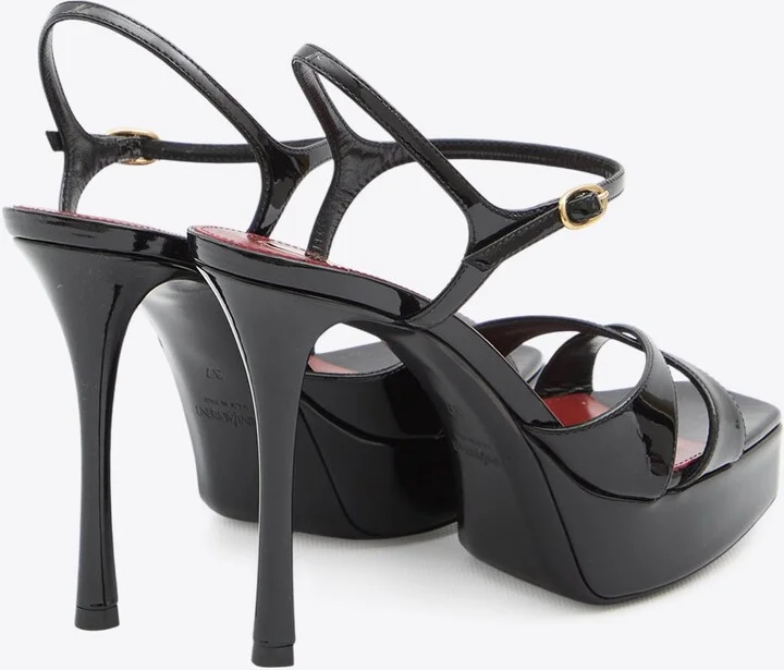 Debbie 110 Patent Leather Platform Sandals - Image 2