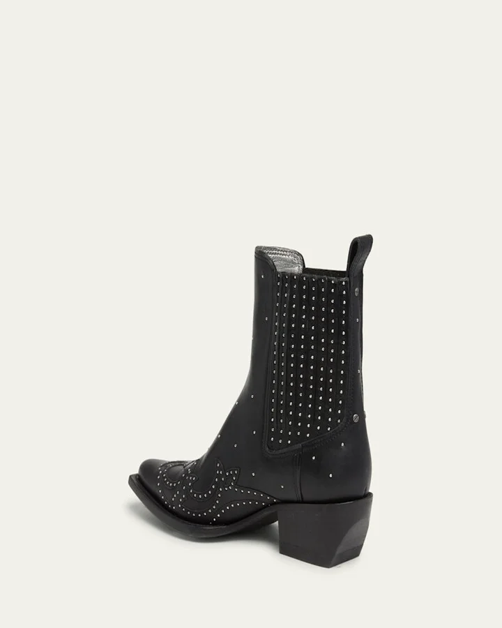 Debbie Beatles Studded Chelsea Boots - Image 3