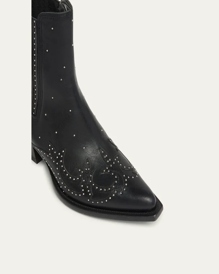 Debbie Beatles Studded Chelsea Boots - Image 5