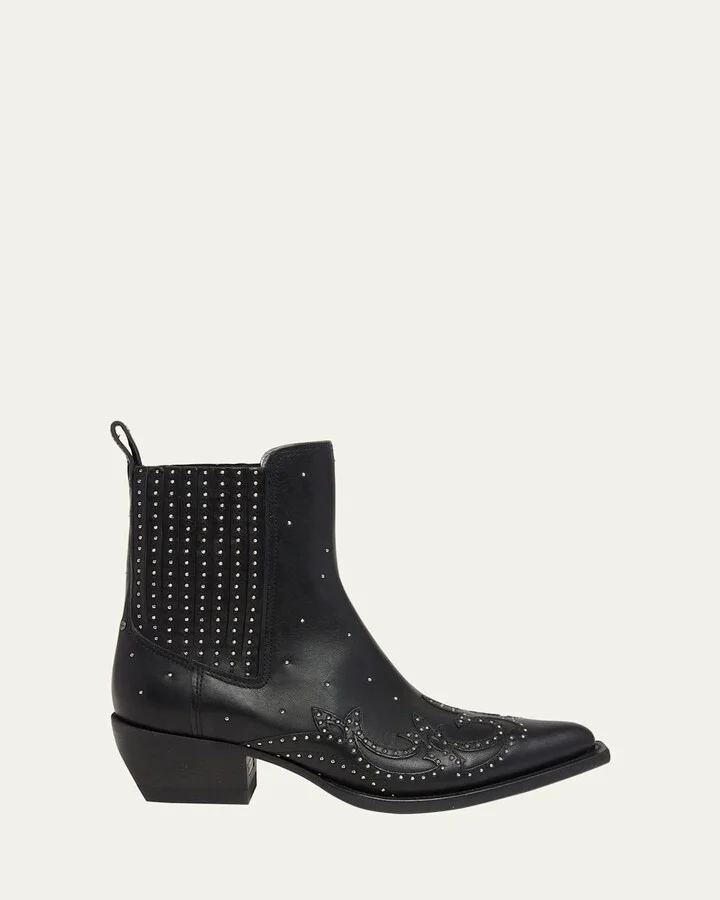 Debbie Beatles Studded Chelsea Boots