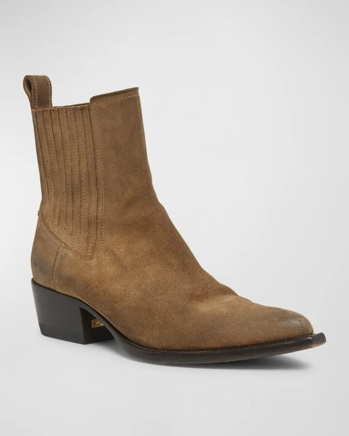 Debbie Beatles Suede Ankle Boots - Image 2