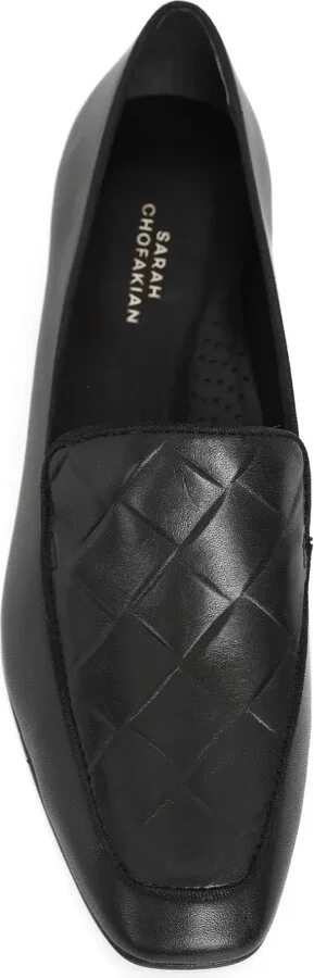 Debossed Leather Loafers - Image 4