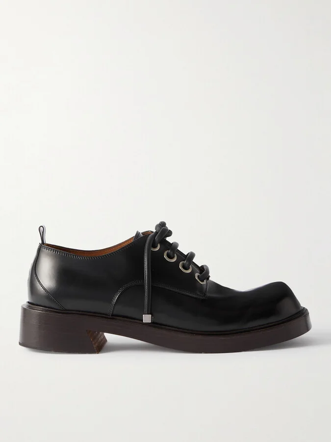 Debossed Leather Shoes