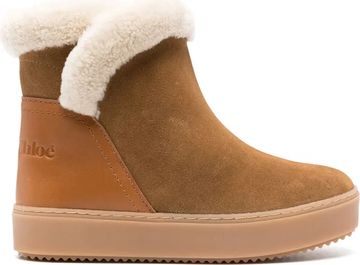 Debossed-Logo Ankle Boots