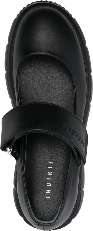 Debossed-Logo Ballet Flatforms - Image 4