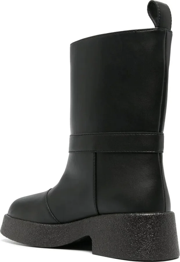 Debossed-Logo Detail Boots - Image 3