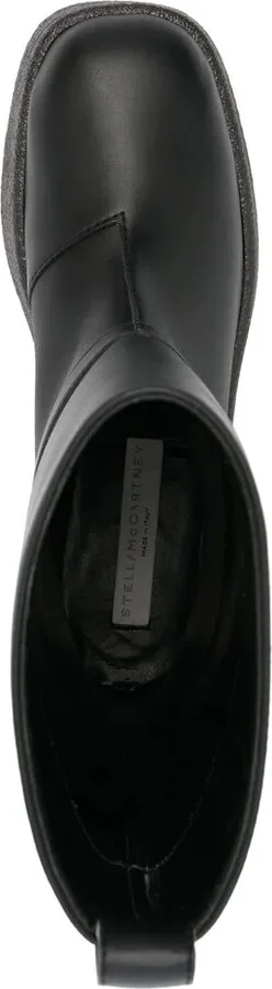 Debossed-Logo Detail Boots - Image 4