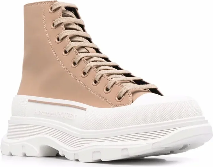 Debossed-Logo High Top Sneakers - Image 2