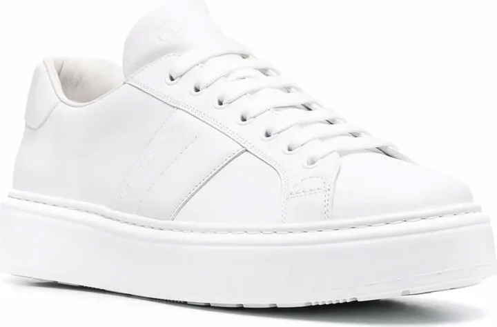 Debossed-Logo Lace-Up Sneakers - Image 2