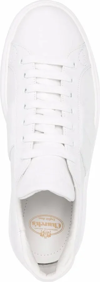 Debossed-Logo Lace-Up Sneakers - Image 4