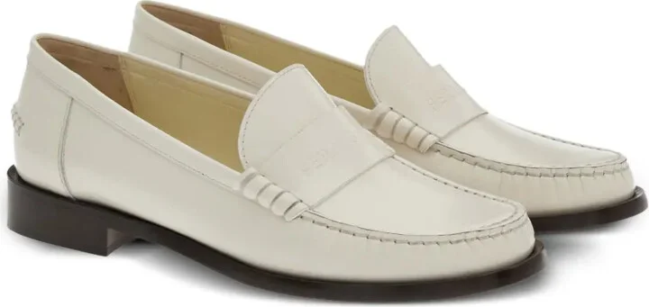 Debossed-Logo Leather Loafers - Image 2