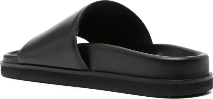 Debossed-Logo Leather Sandals - Image 3