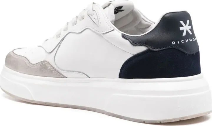 Debossed Logo Leather Sneakers - Image 3