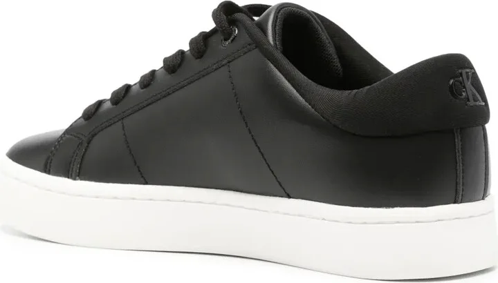 Debossed-Logo Leather Sneakers - Image 3