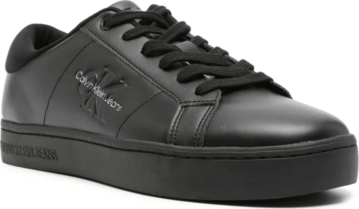 Debossed-Logo Leather Sneakers - Image 2