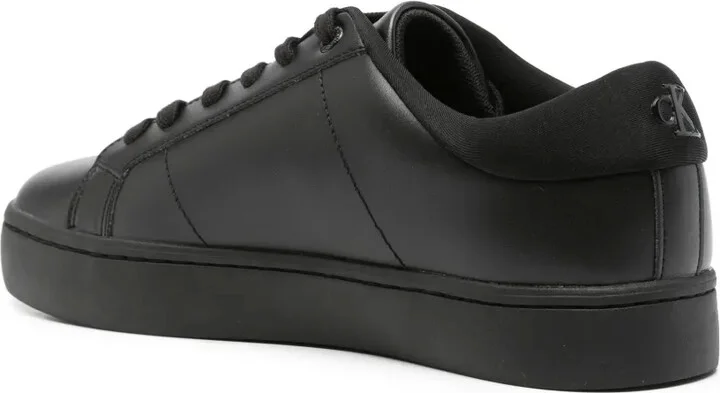 Debossed-Logo Leather Sneakers - Image 3