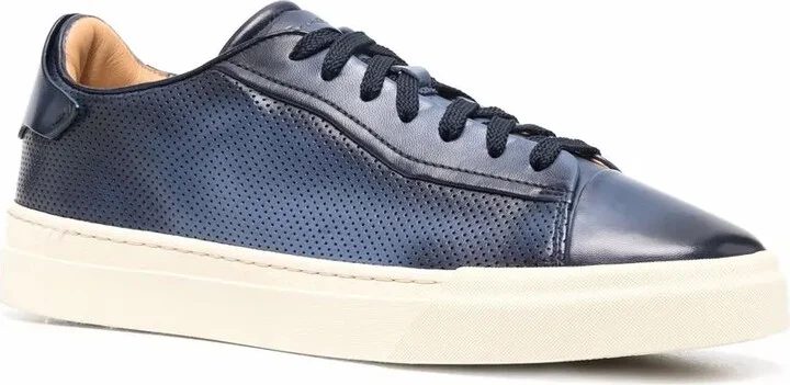 Debossed-Logo Leather Sneakers - Image 2