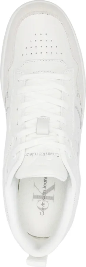 Debossed-Logo Leather Trainers - Image 4