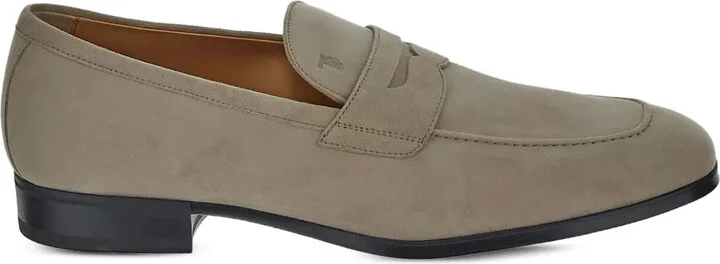 Debossed-Logo Loafers