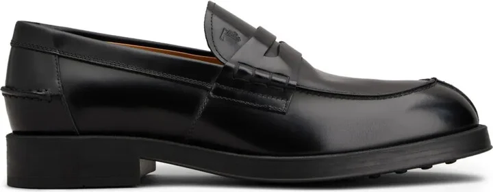 Debossed-Logo Loafers