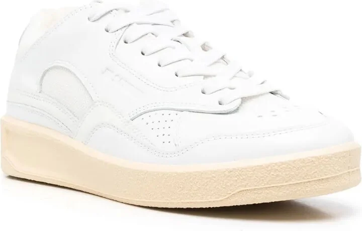 Debossed-Logo Low-Top Sneakers - Image 2