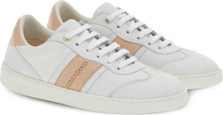Debossed-Logo Low-Top Sneakers - Image 2