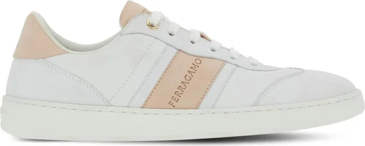 Debossed-Logo Low-Top Sneakers