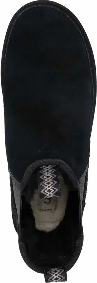 Debossed-Logo Shearling Ankle Boots - Image 4