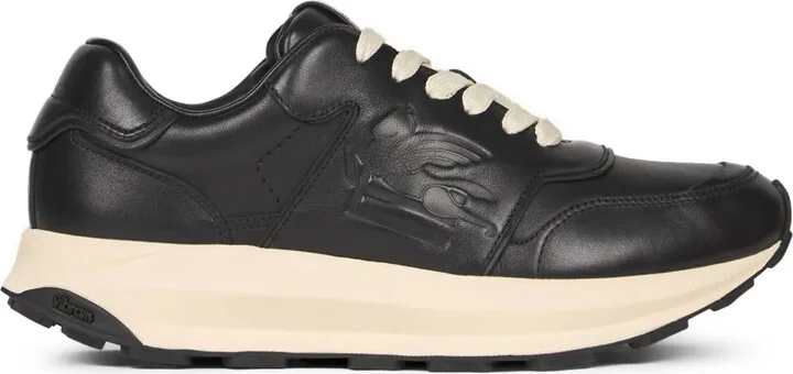 Debossed-Logo Sneakers