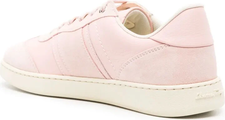 Debossed-Logo Suede-Leather Trainers - Image 3