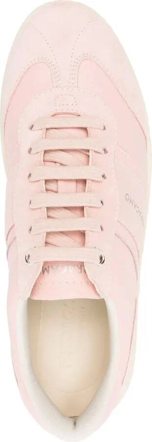 Debossed-Logo Suede-Leather Trainers - Image 4