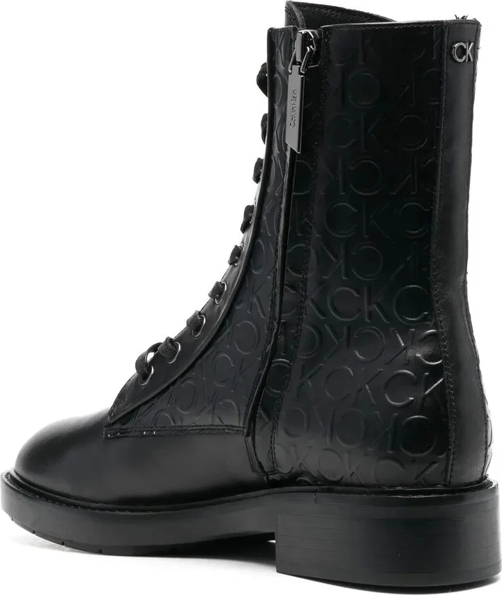 Debossed-Monogram Combat Boots - Image 3