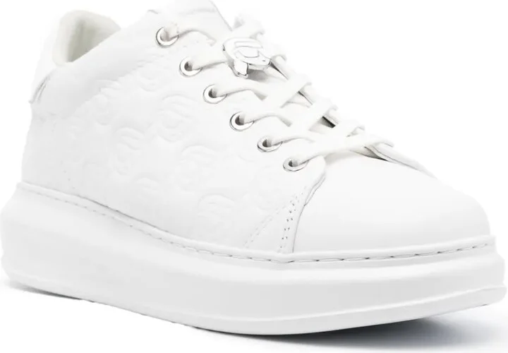Debossed-Monogram Low-Top Sneakers - Image 2