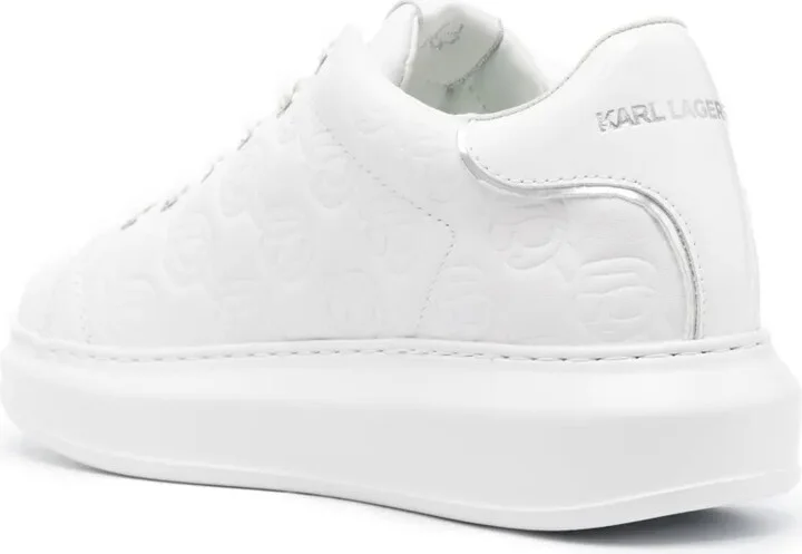Debossed-Monogram Low-Top Sneakers - Image 3