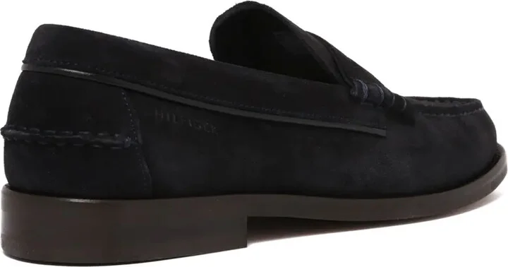 Debossed Suede Loafers - Image 2