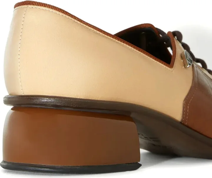 Deby panelled leather loafers - Image 4