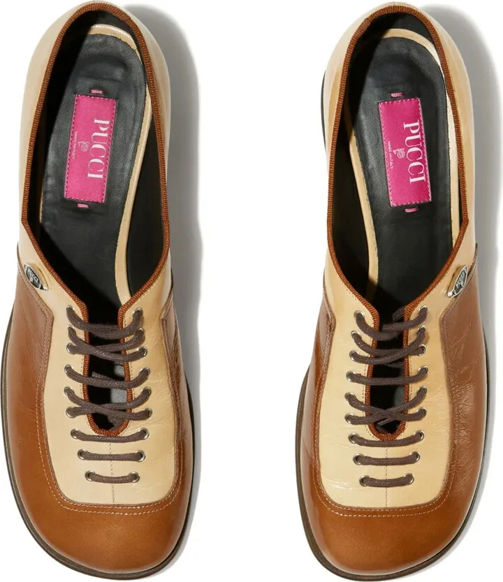 Deby panelled leather loafers - Image 5