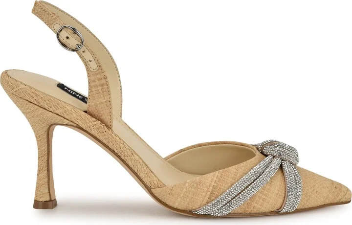 Deby Pointed Toe Slingback Pump - Image 2