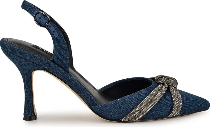 Deby Pointed Toe Slingback Pump - Image 7