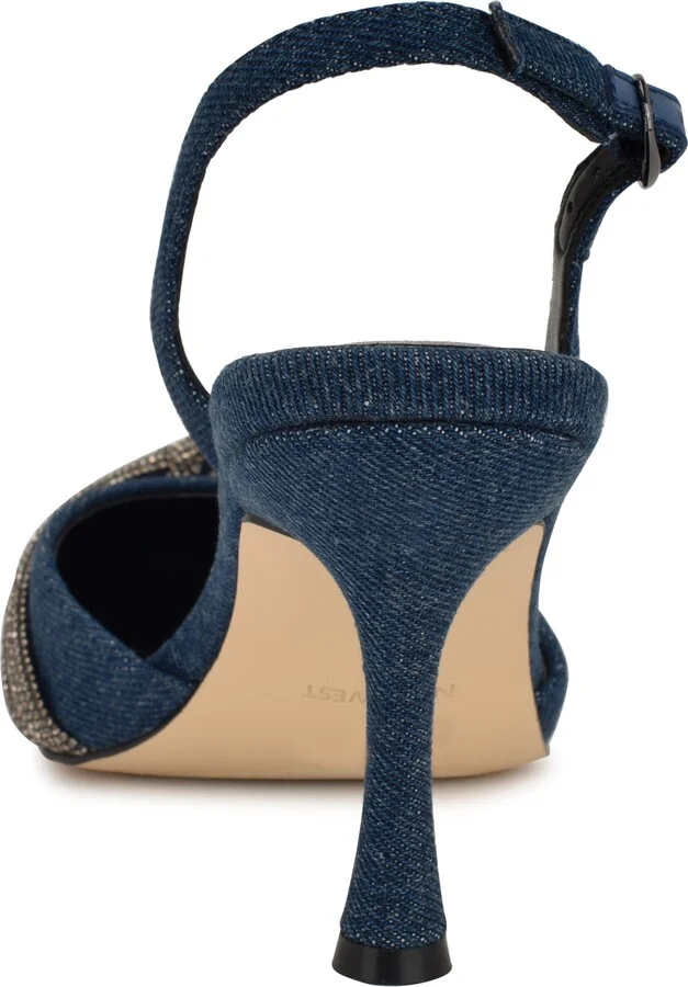 Deby Pointed Toe Slingback Pump - Image 10