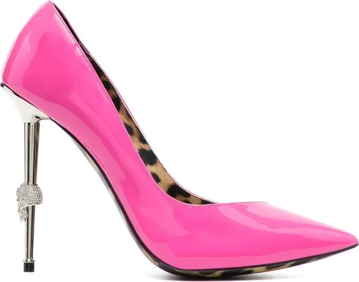 Decollete 120mm patent pumps