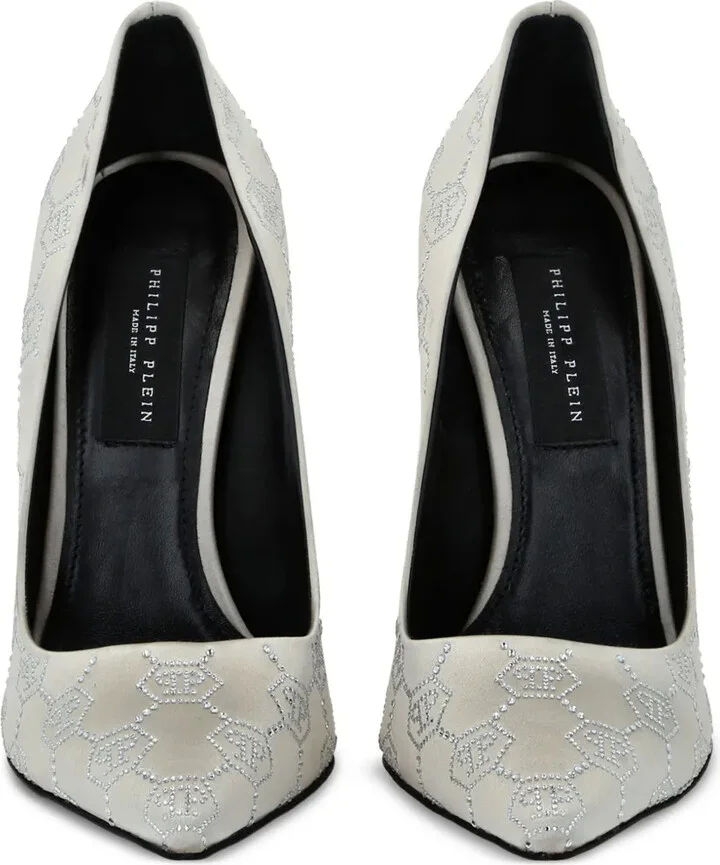 Decollete Monogram Strass pumps - Image 3
