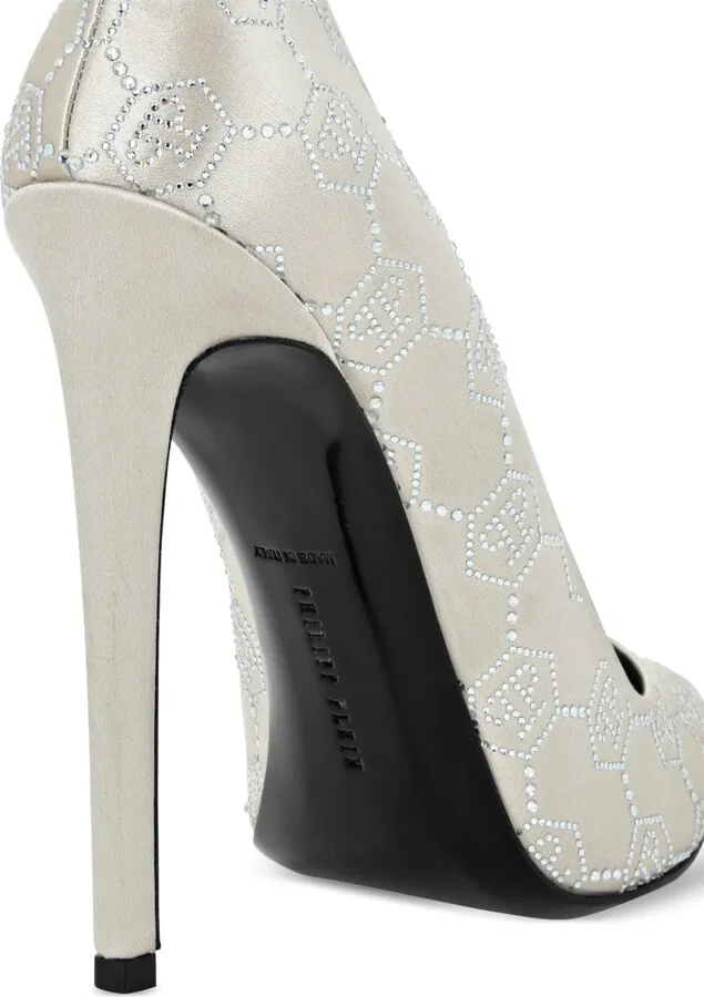 Decollete Monogram Strass pumps - Image 4
