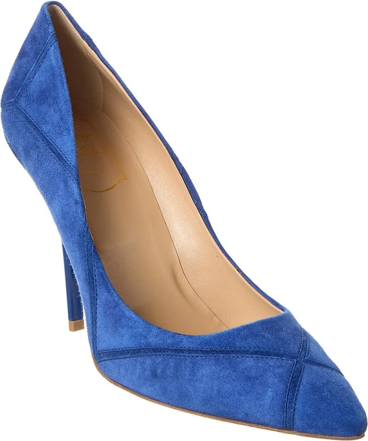 Decollete Suede Pump