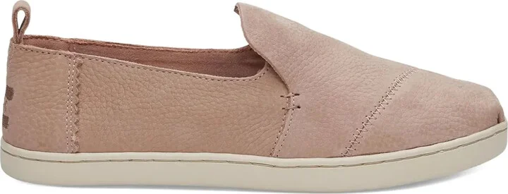 Deconstructed Alpargata leather slip-on sneakers