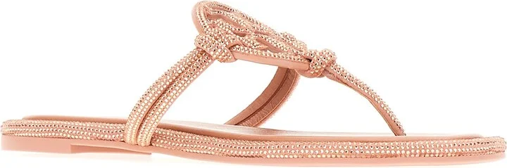 Decorated Leather Miller Sandals - Image 2