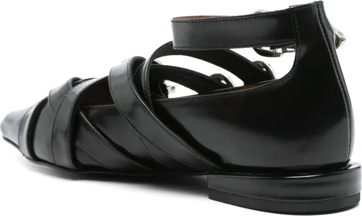Decorative-Buckle Ballet Flats - Image 3