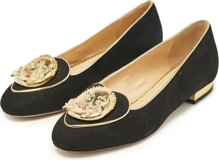 Decorative Embroidered Ballet Flats - Image 2